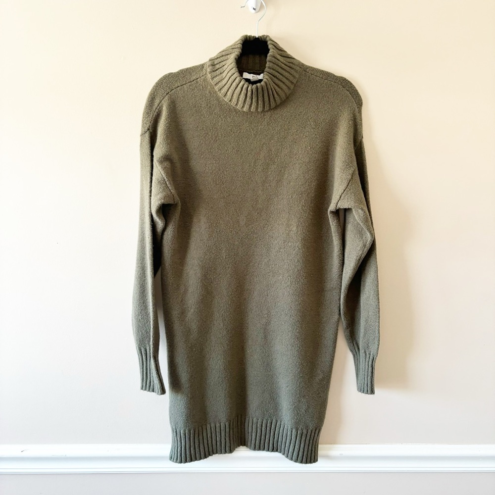 BP Mockneck Olive Green Sweater Dress Size XXS (Fits like a Small)
